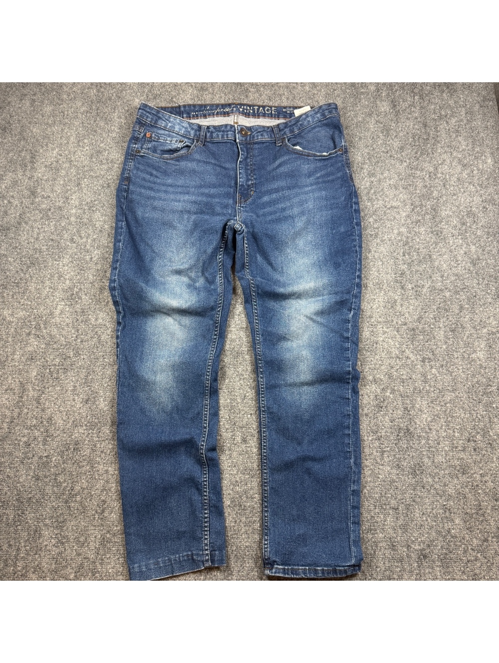 Weatherproof Vintage Slim Fit Men's Jeans 38x32 Blue Denim
